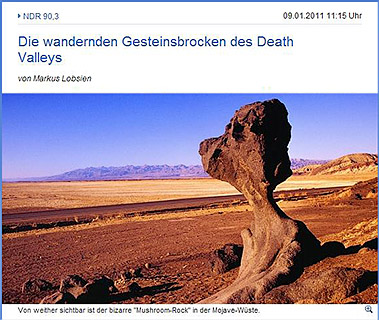 Mushroom Rock, Death Valley, California